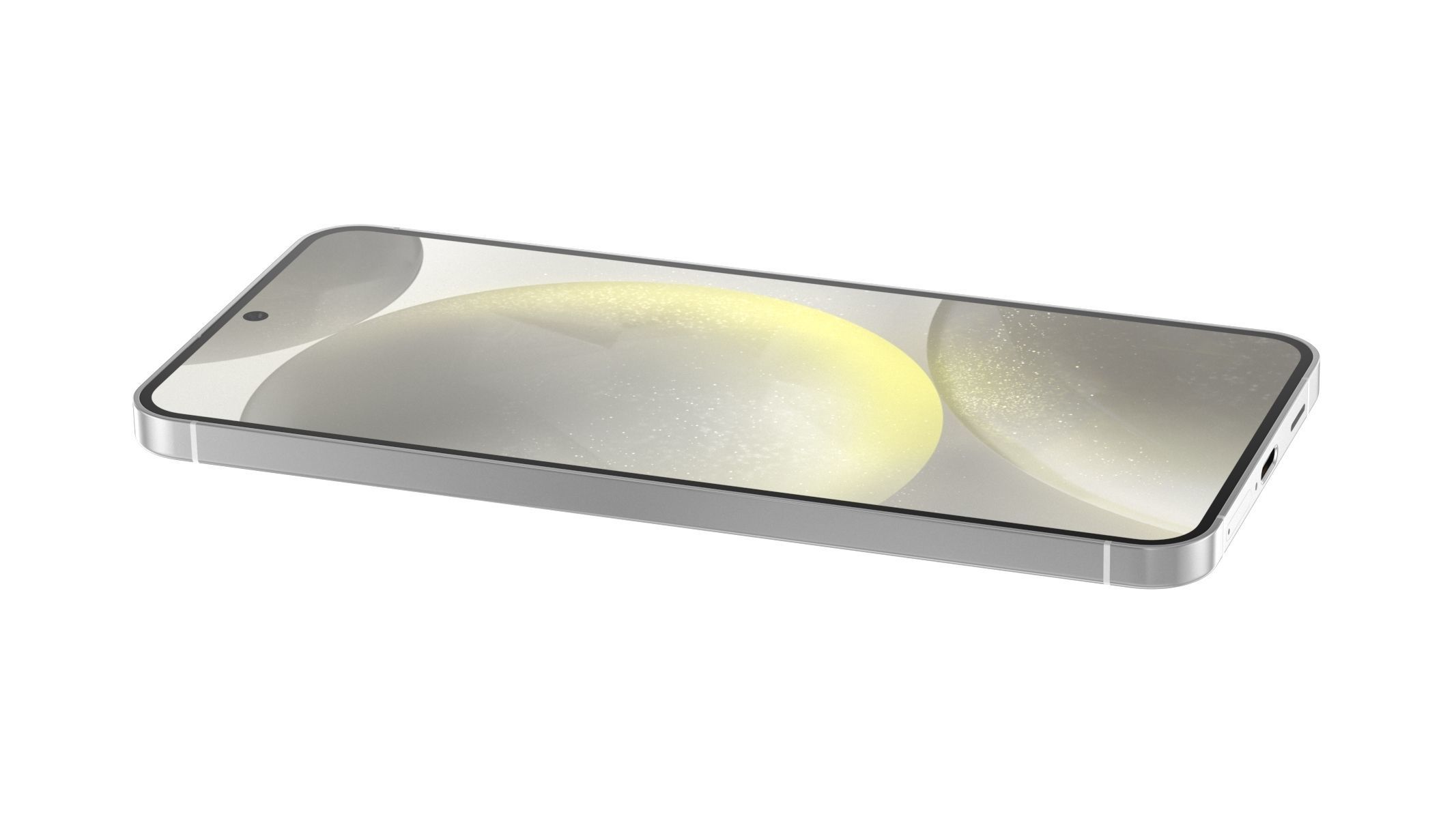 Samsung Galaxy S24 Plus Marble Grey 3D model_4