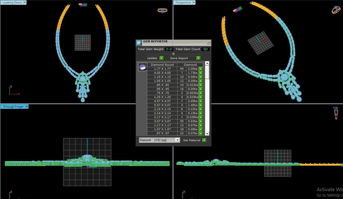 Necklaces 3D print model_1