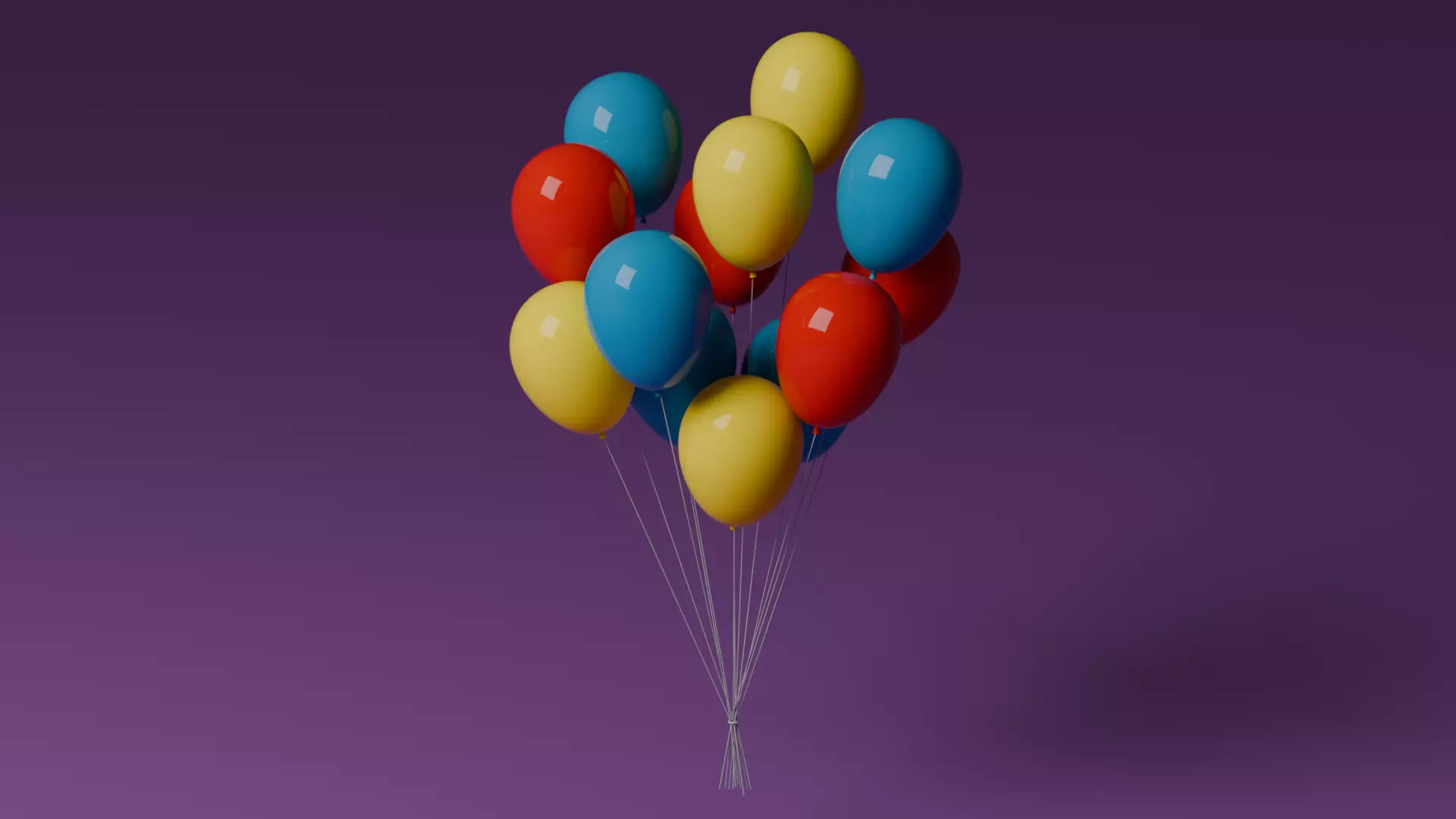 Baloons 3D model_0