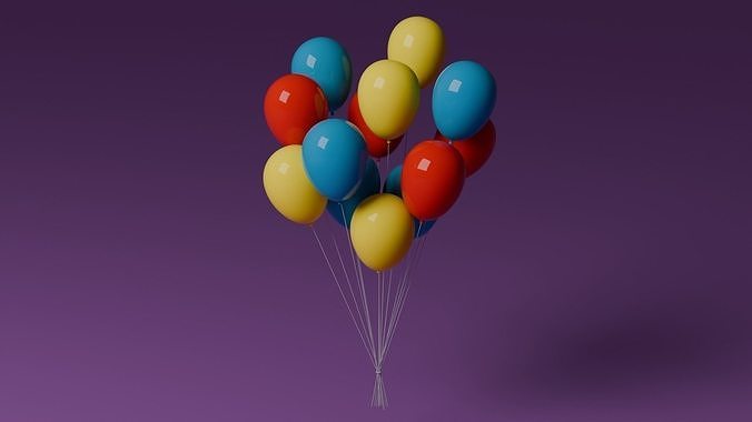Baloons 3D model