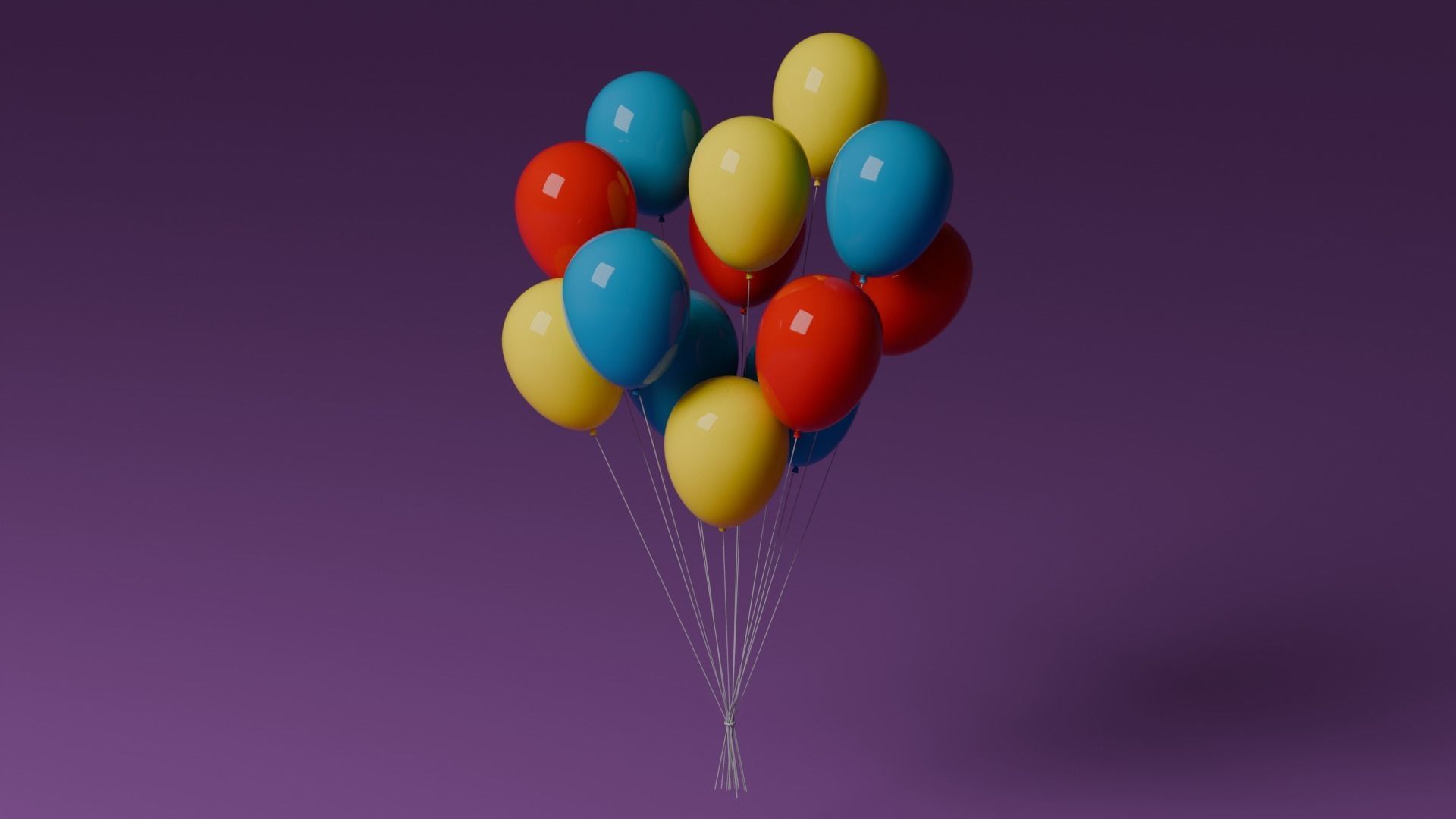 Baloons 3D model_10