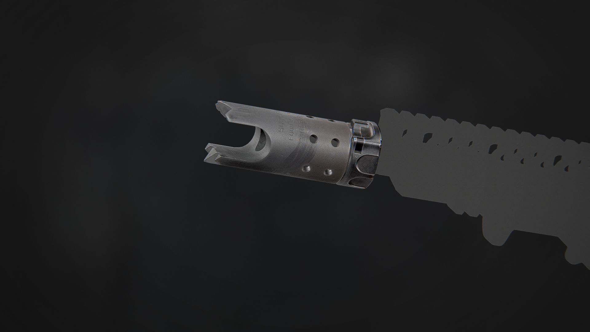 Surefire RBC Reinforcement Bar Cutter Low-poly 3D model_7