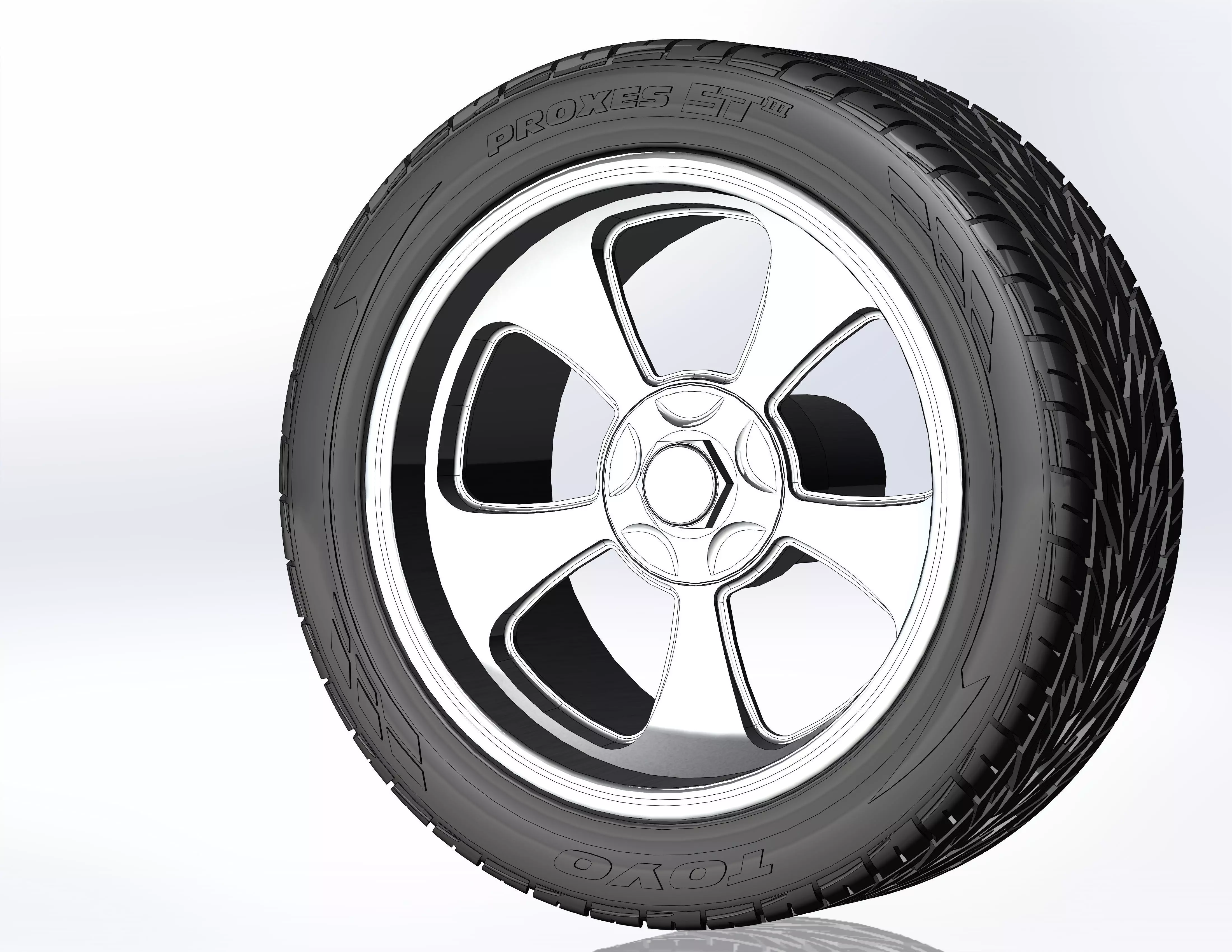 Custom wheels Billet Vintec SLD89 for your scale model 3D print model_0