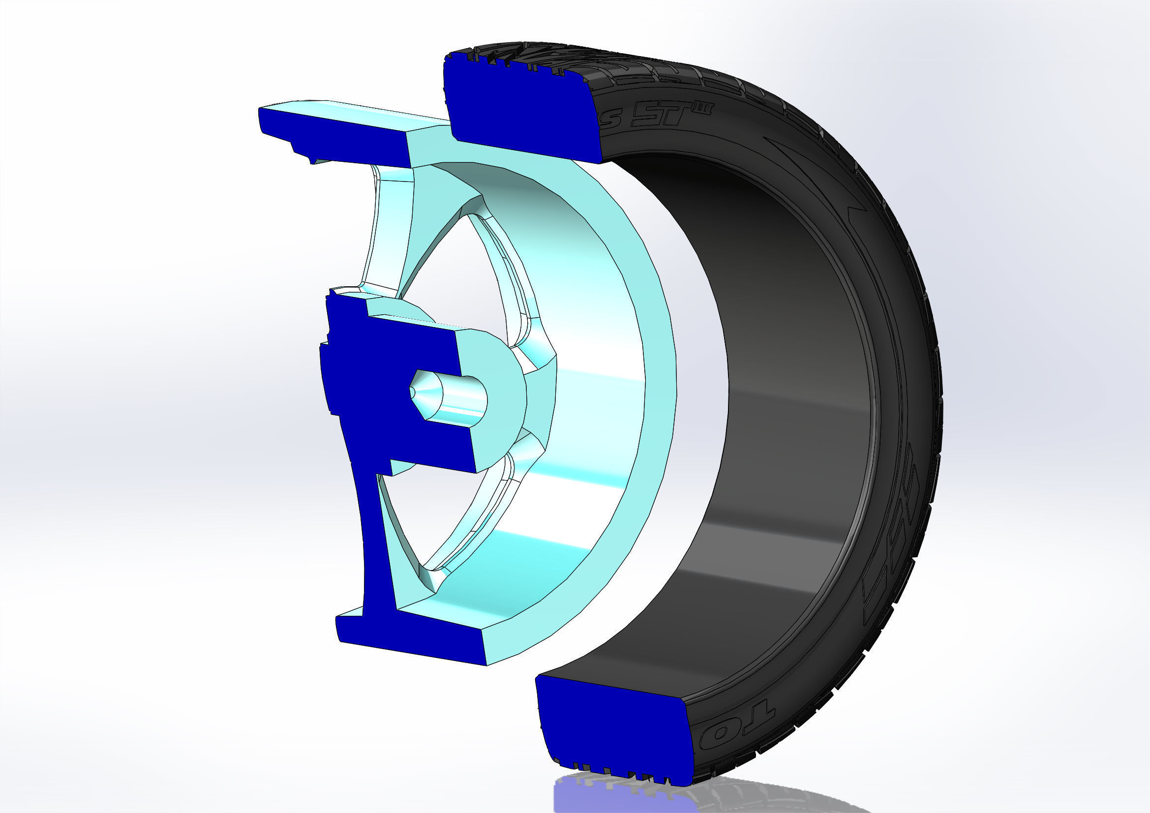 Custom wheels Billet Vintec SLD89 for your scale model 3D print model_9