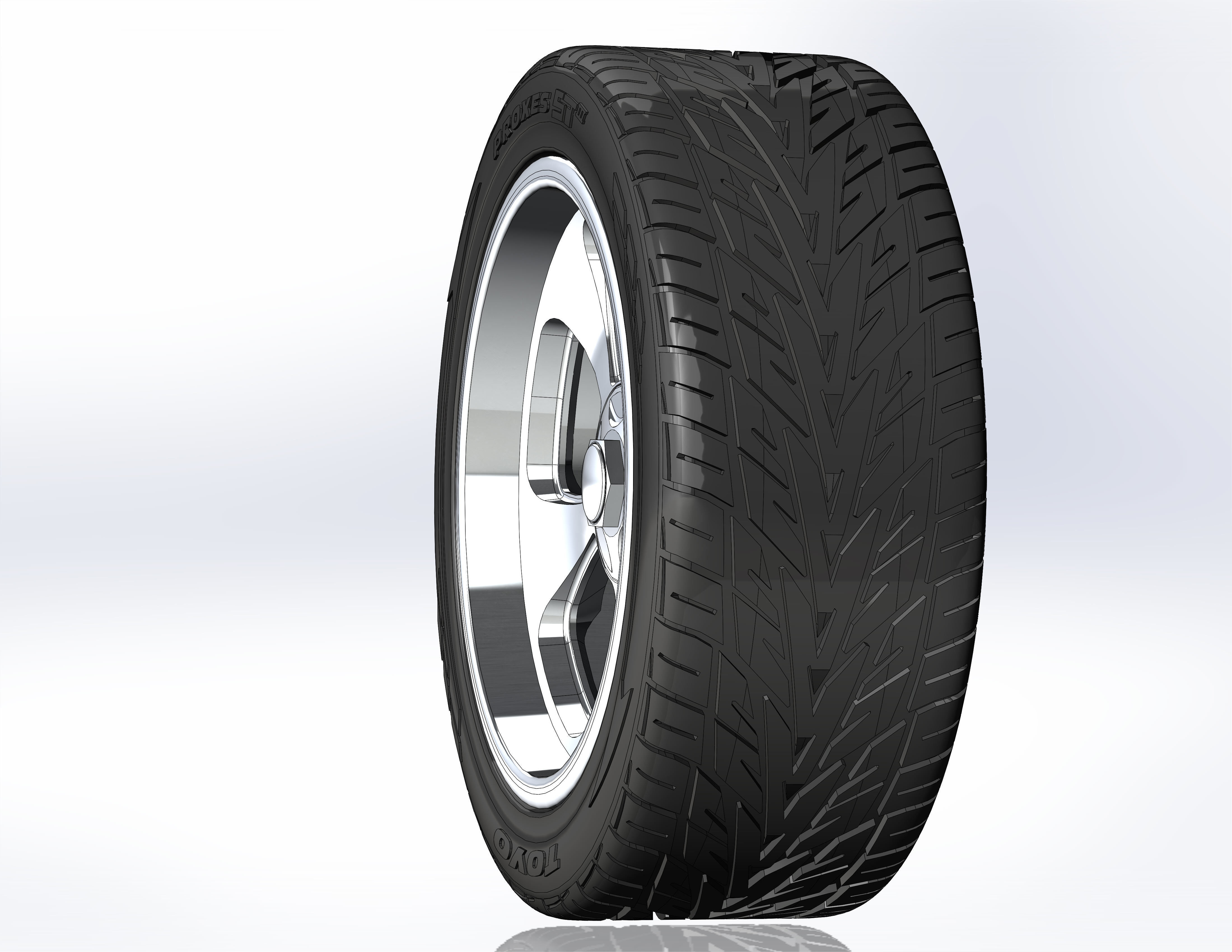 Custom wheels Billet Vintec SLD89 for your scale model 3D print model_2