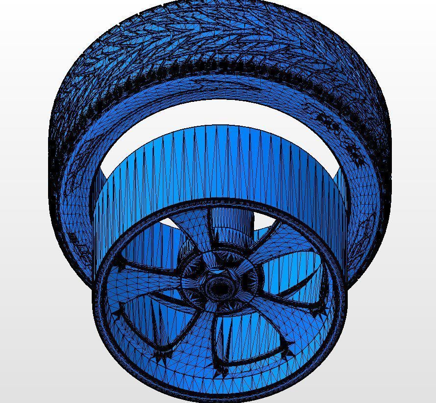 Custom wheels Billet Vintec SLD89 for your scale model 3D print model_12