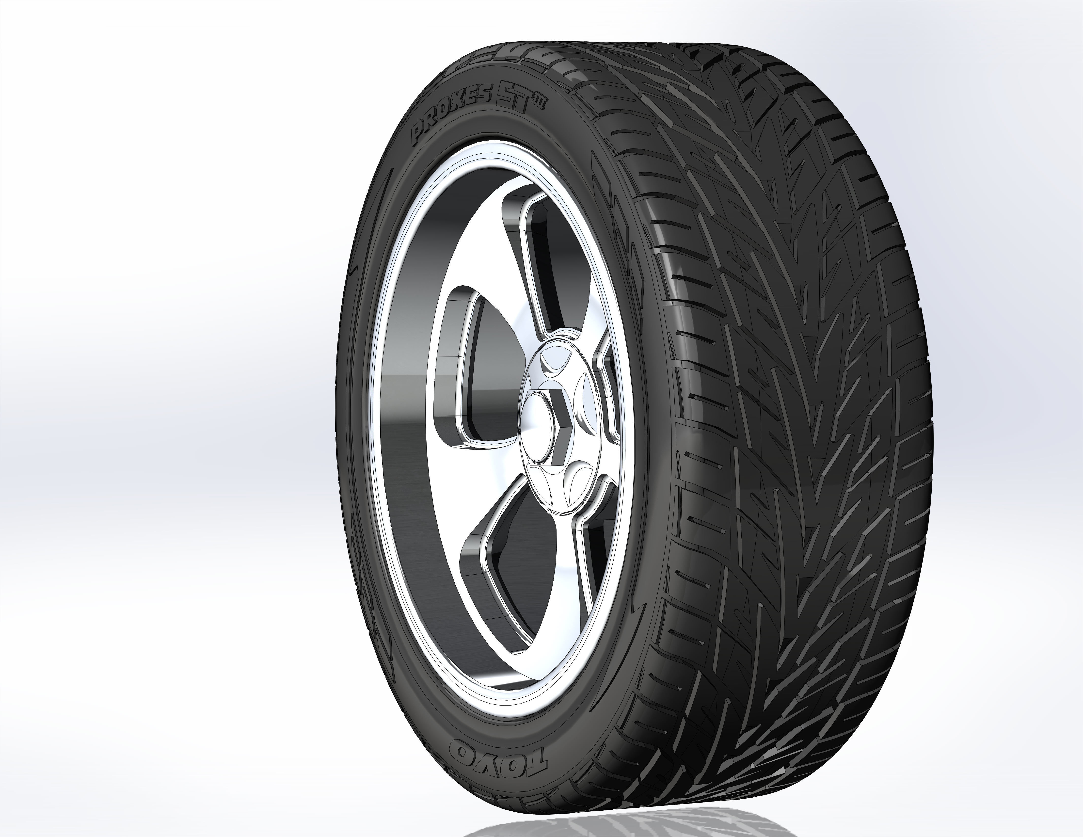 Custom wheels Billet Vintec SLD89 for your scale model 3D print model_1