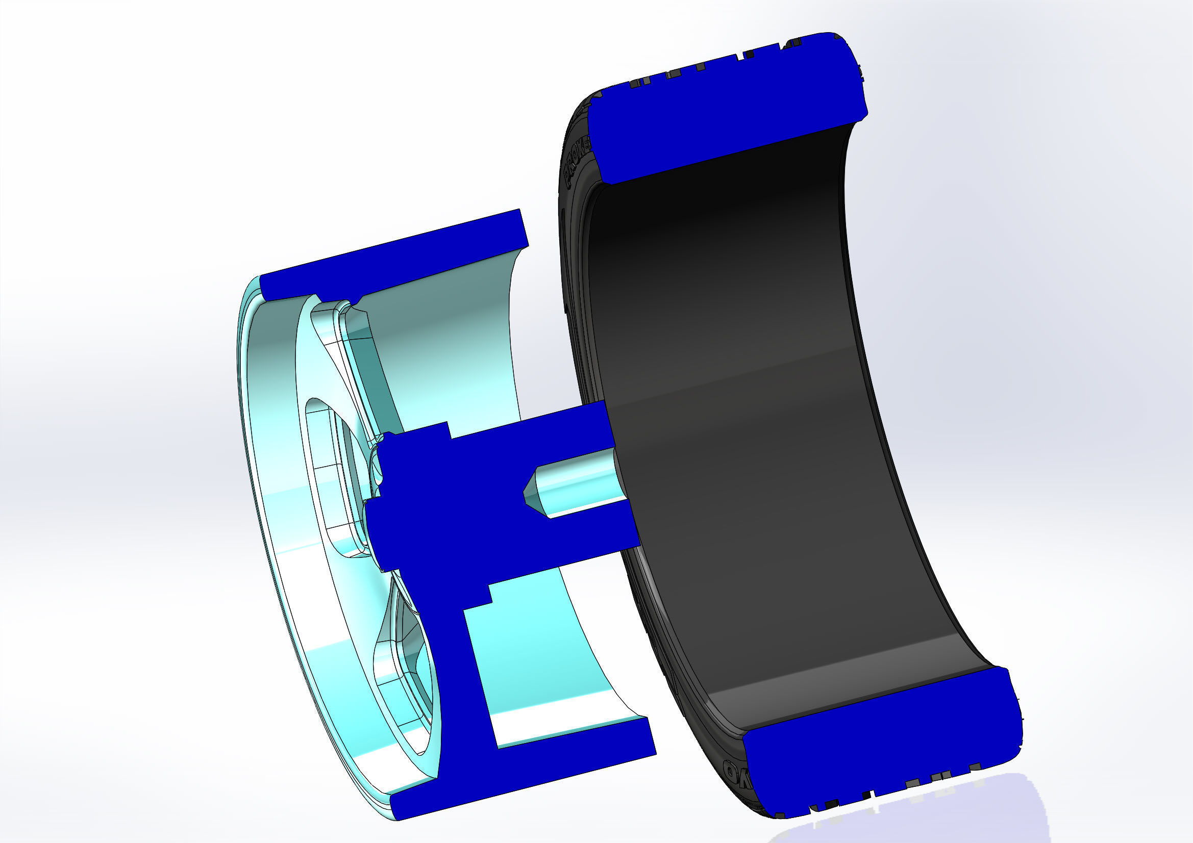 Custom wheels Billet Vintec SLD89 for your scale model 3D print model_8