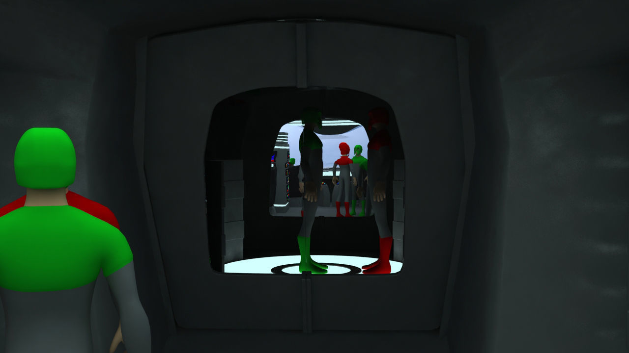 Futuristic Airctraft Train 3D model_13