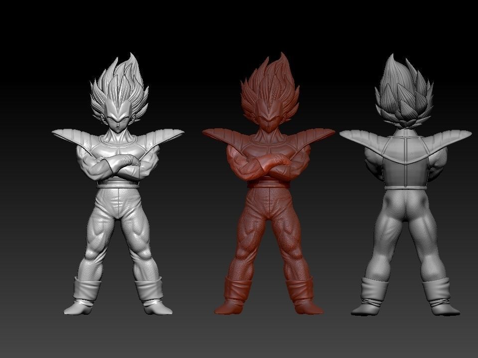 VEGETA - DRAGON BALL - NAMEK SAGA 3D print model_5