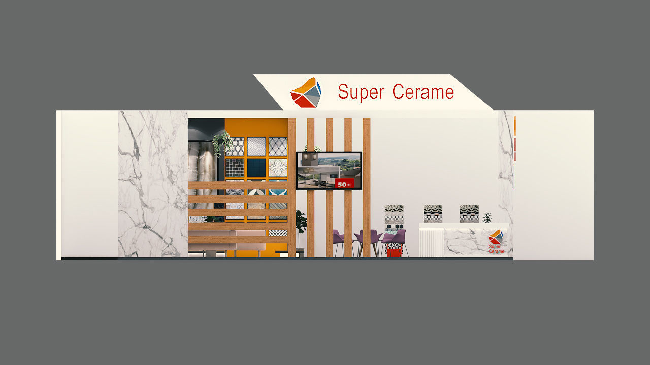 Stand Stall Booth 3D model 3D 3D model_12