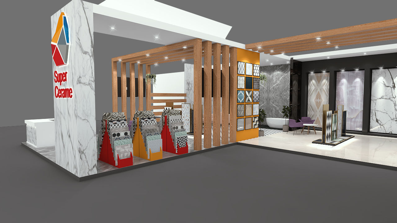 Stand Stall Booth 3D model 3D 3D model_1