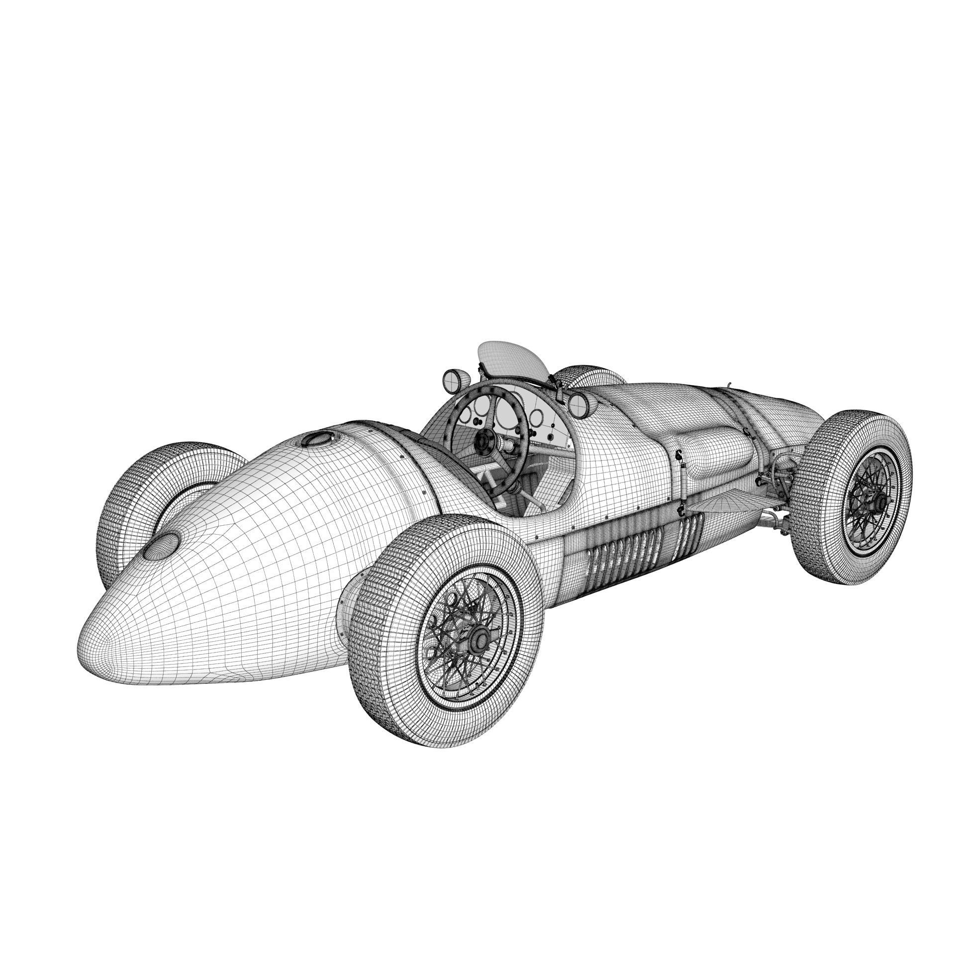 Ferrari F2 500 1952 3D model_25