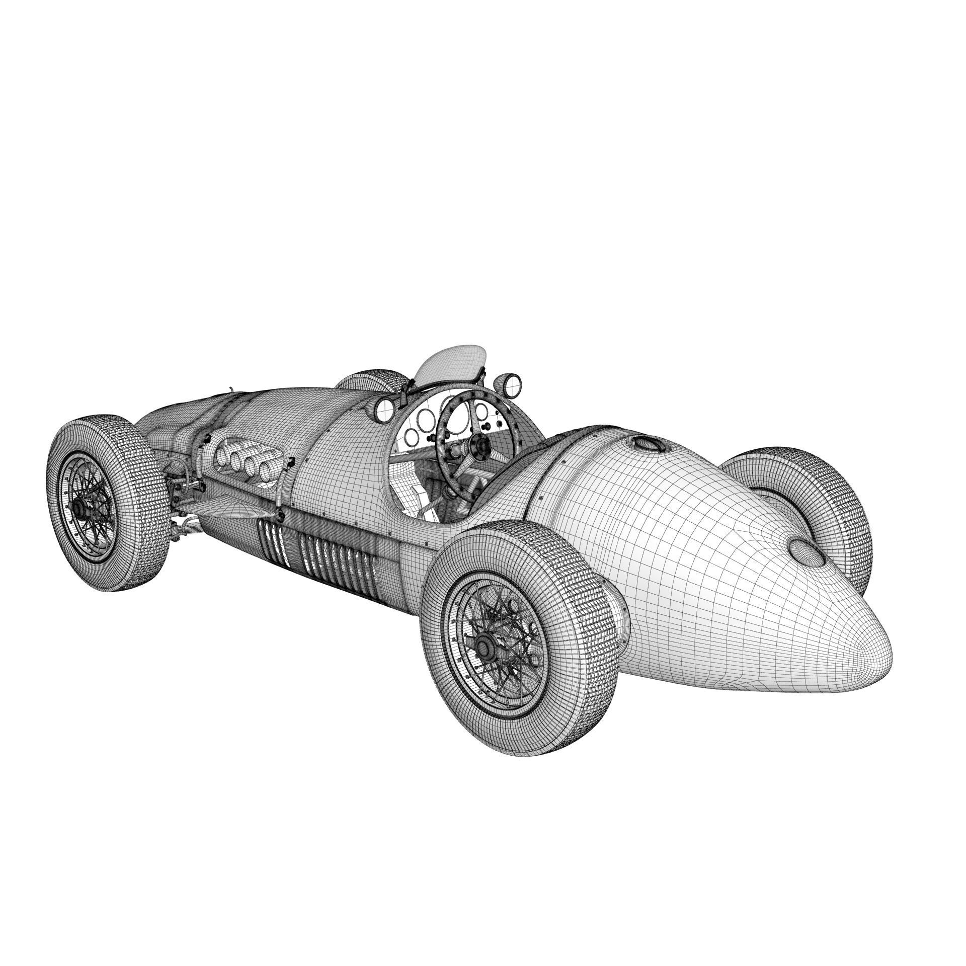 Ferrari F2 500 1952 3D model_24