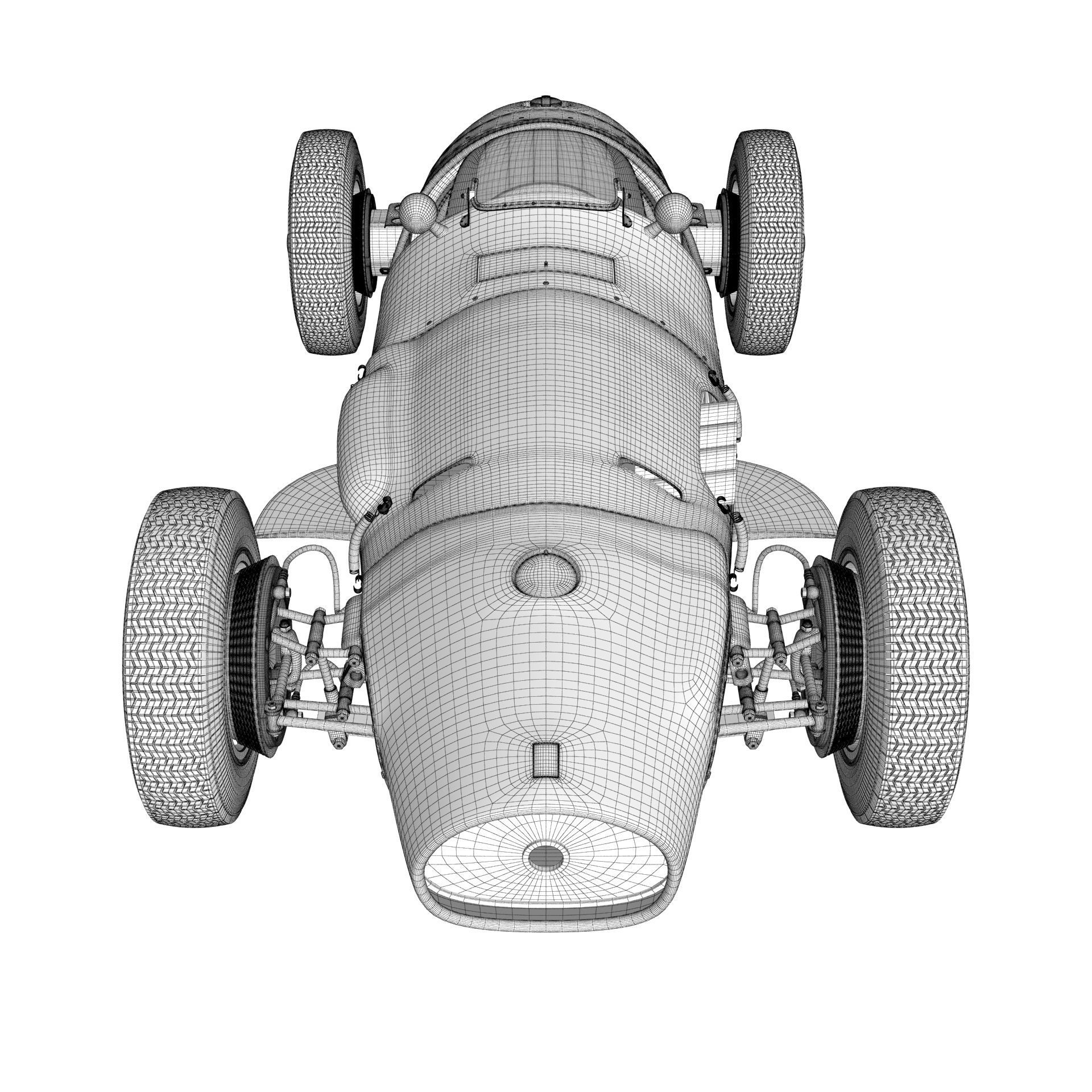 Ferrari F2 500 1952 3D model_29