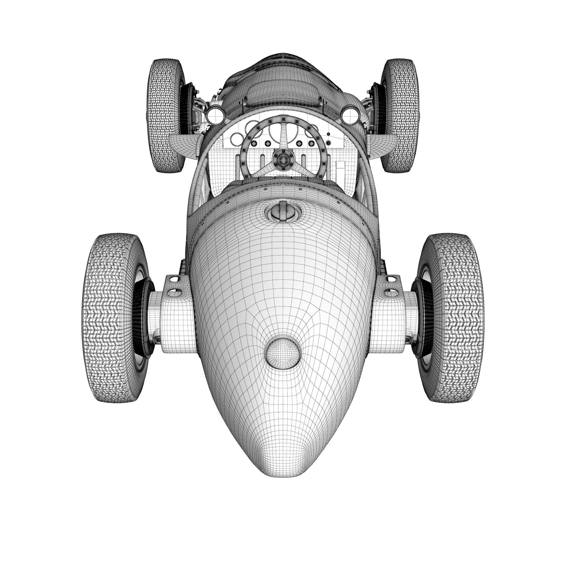 Ferrari F2 500 1952 3D model_30