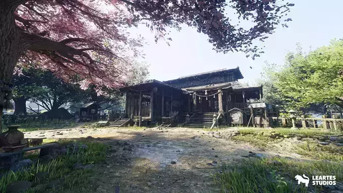 Feudal Japanese Village Environment