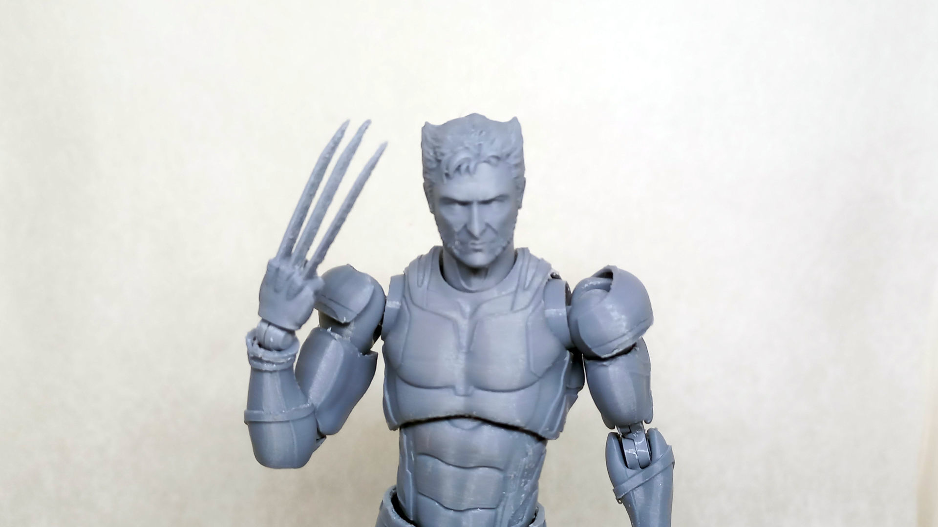 wolverine v02  articulated action figure  3D print model_36