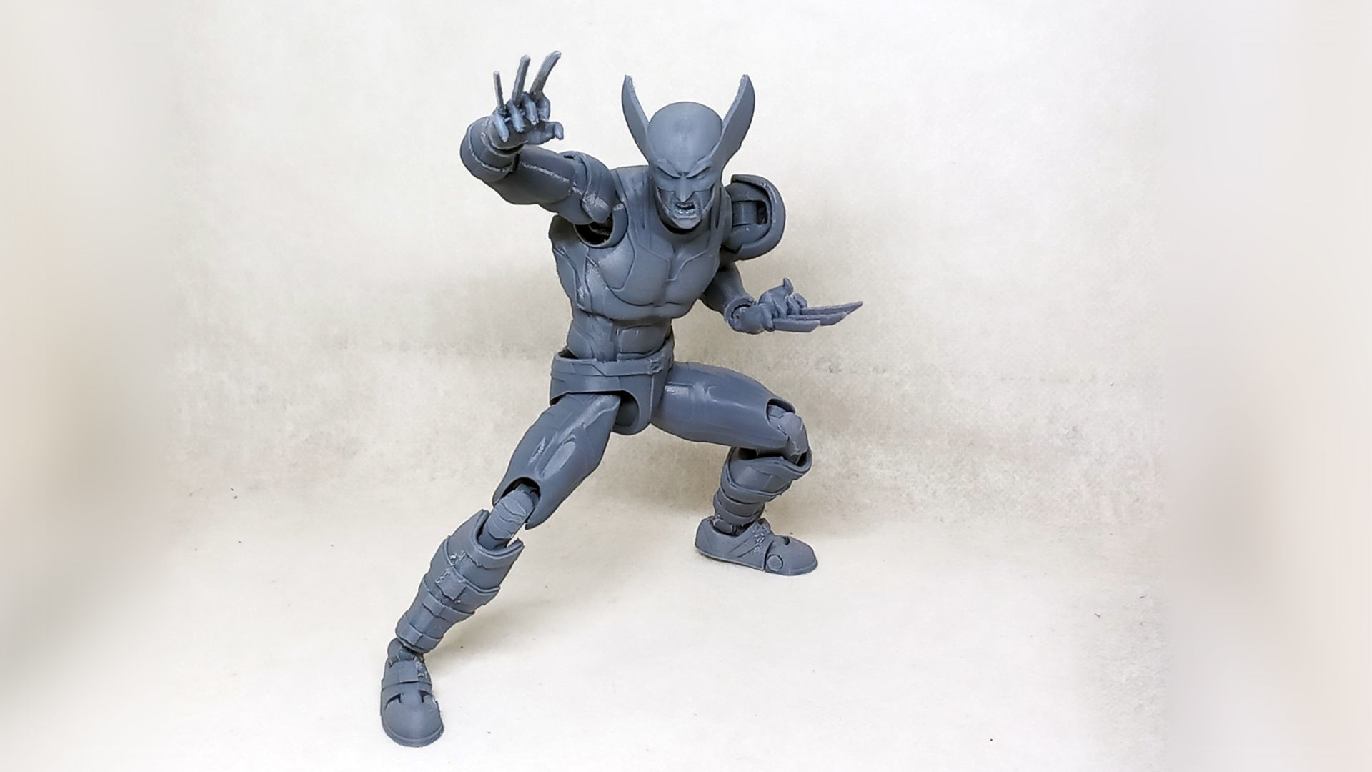 wolverine v02  articulated action figure  3D print model_37