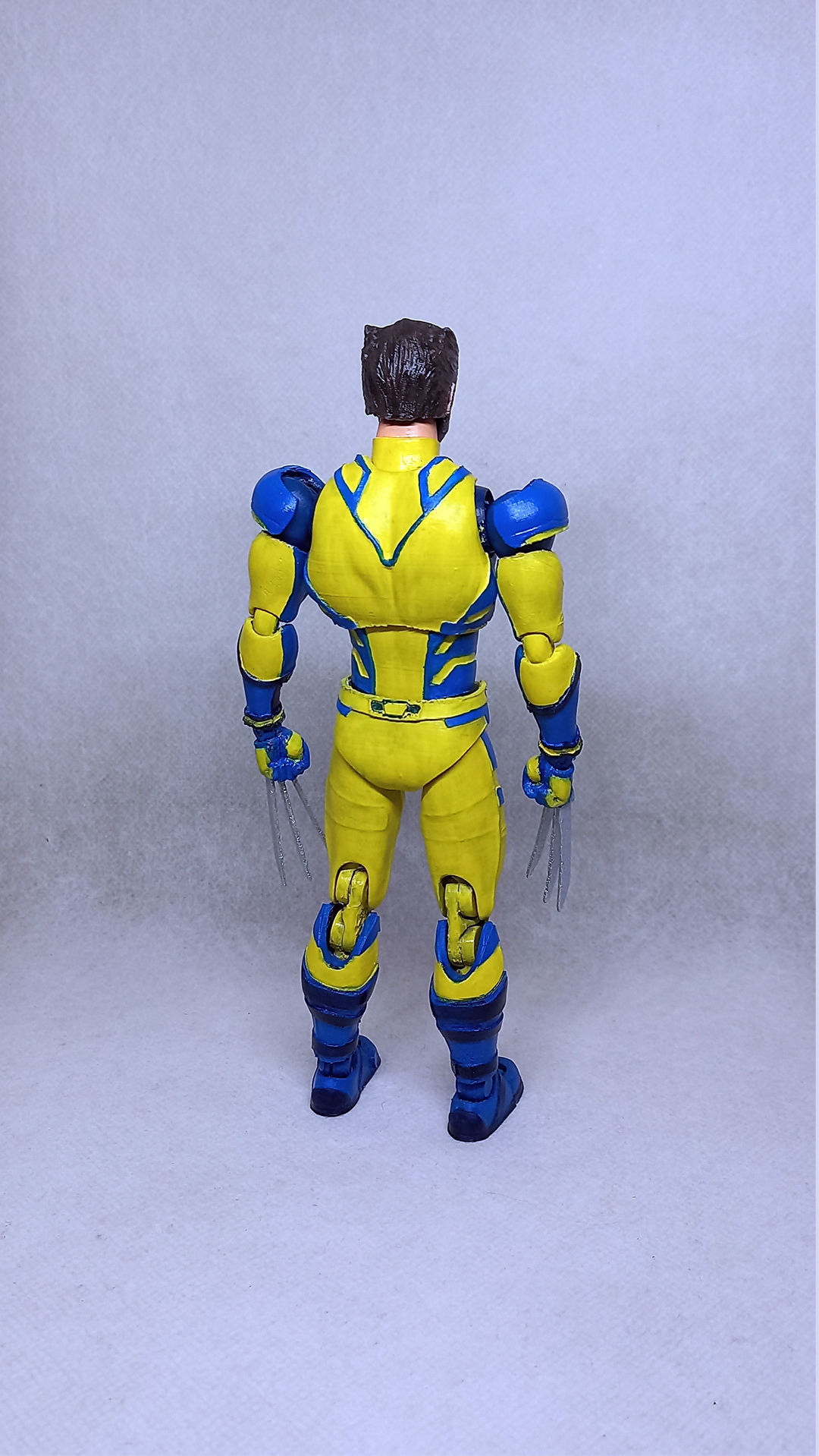 wolverine v02  articulated action figure  3D print model_12