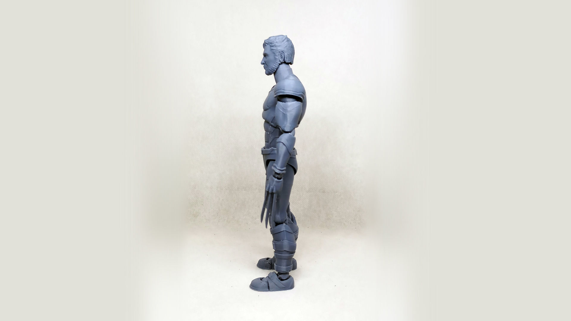 wolverine v02  articulated action figure  3D print model_29