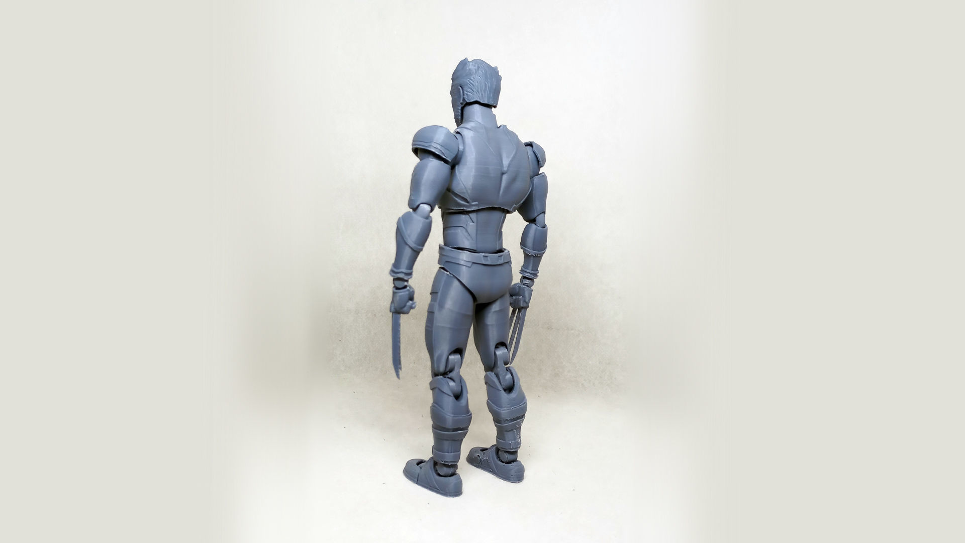 wolverine v02  articulated action figure  3D print model_30