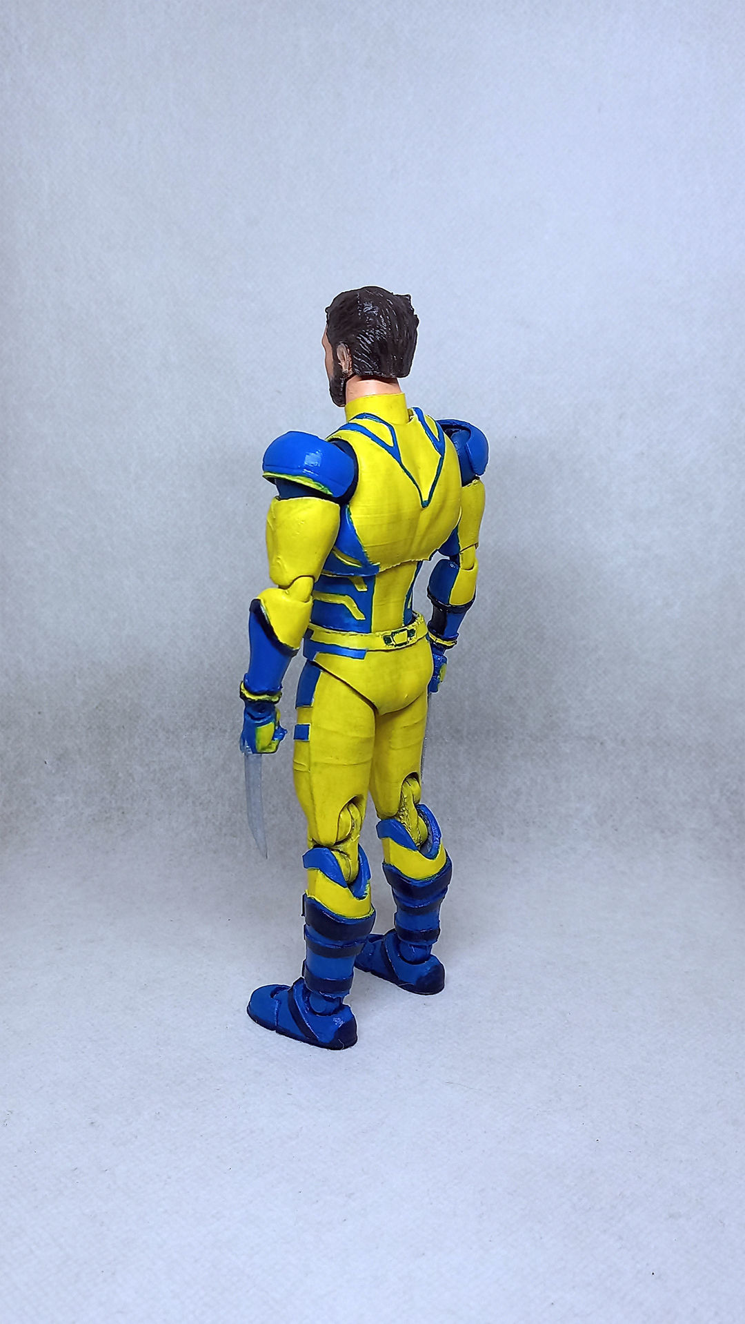 wolverine v02  articulated action figure  3D print model_9
