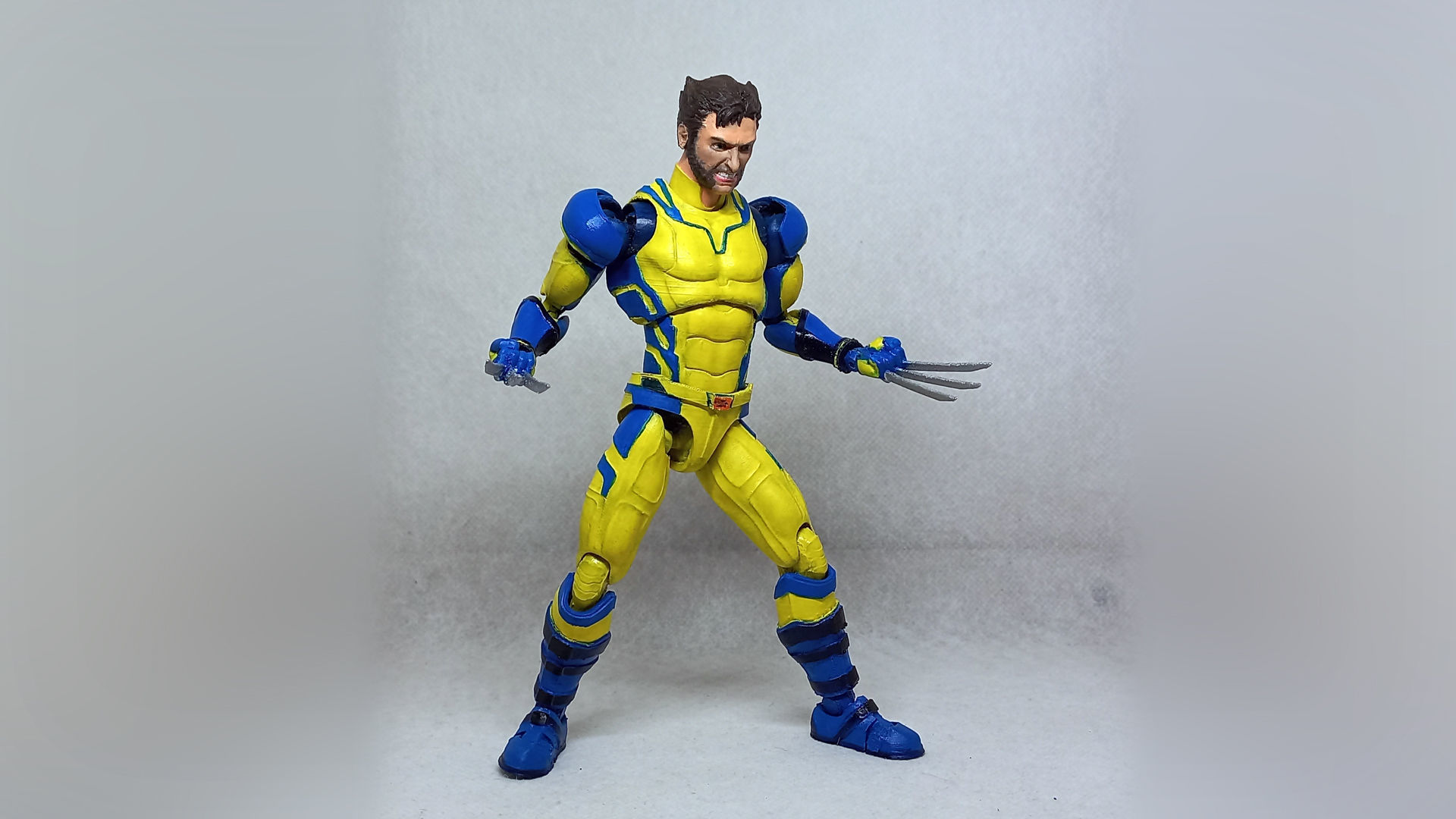 wolverine v02  articulated action figure  3D print model_48