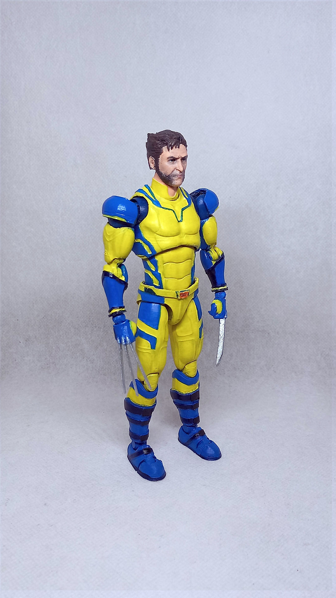 wolverine v02  articulated action figure  3D print model_18