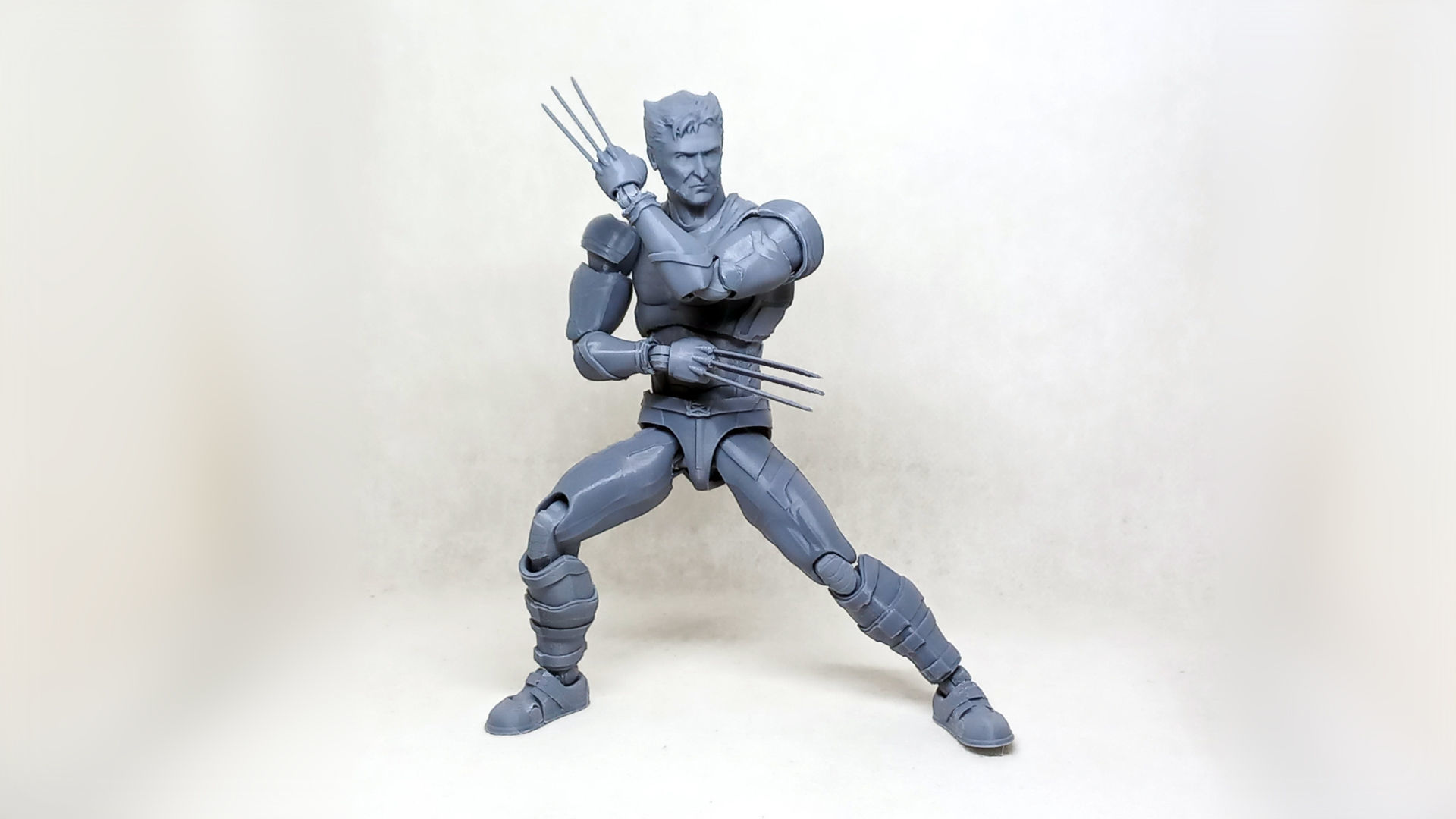 wolverine v02  articulated action figure  3D print model_44