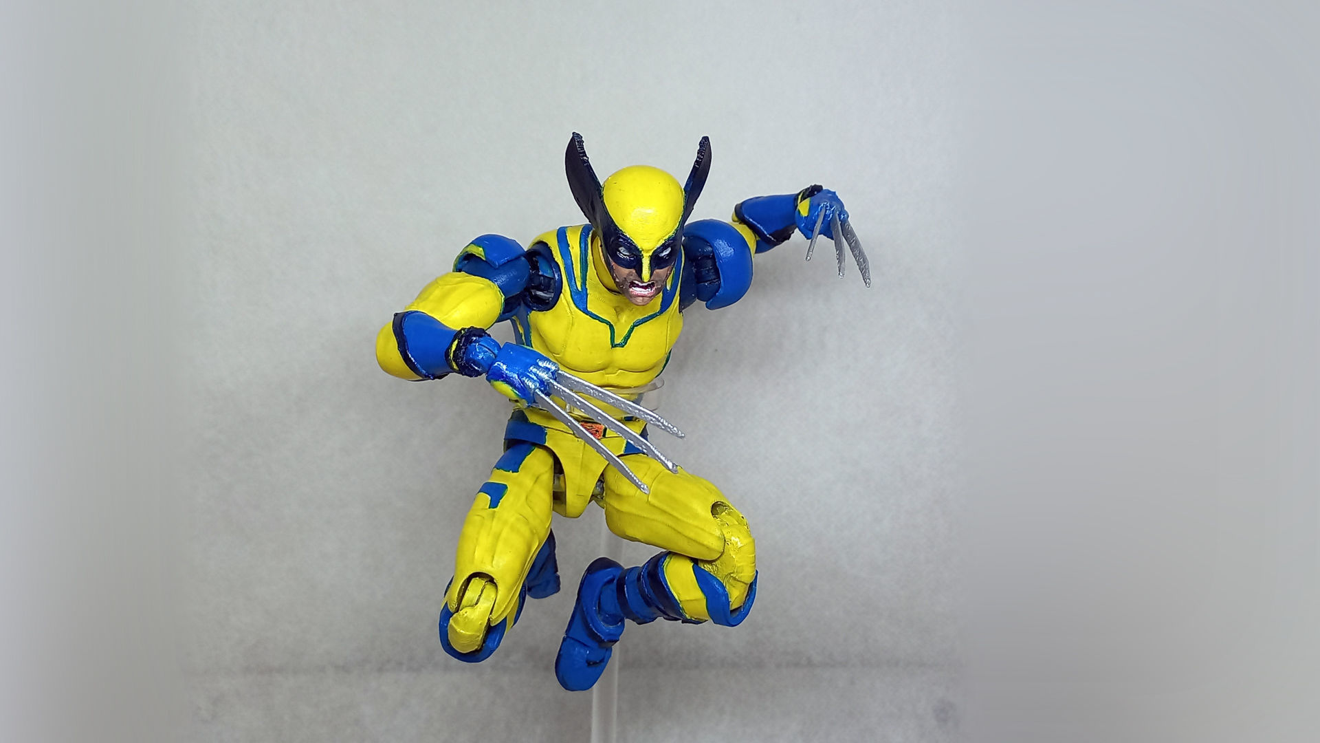 wolverine v02  articulated action figure  3D print model_52
