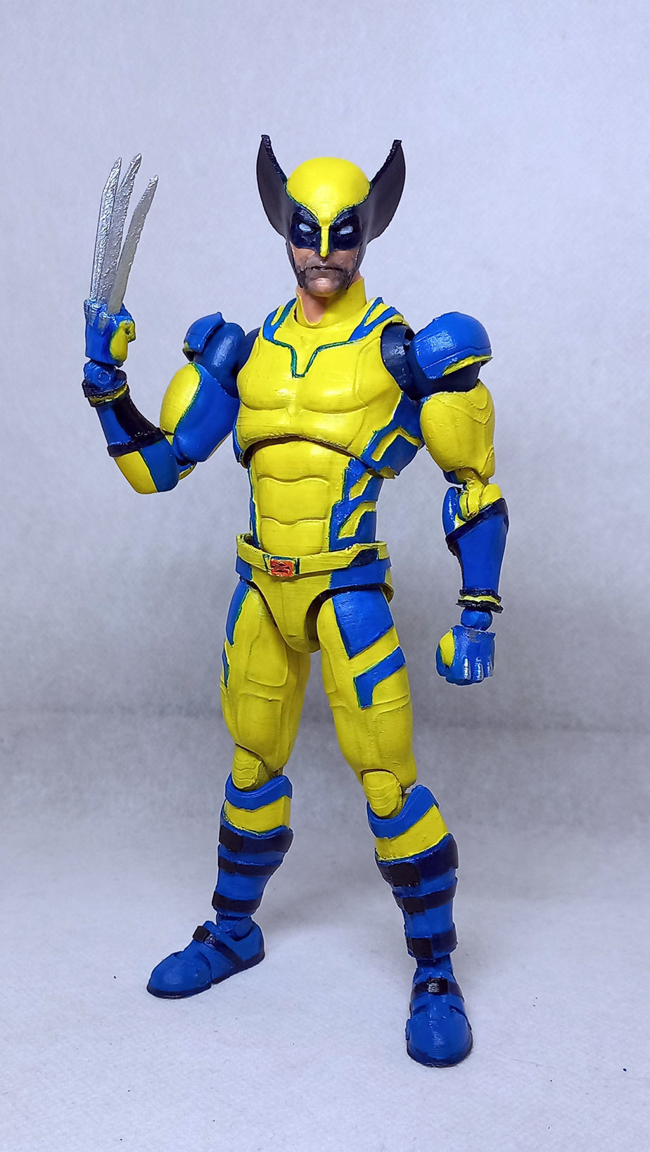 wolverine v02  articulated action figure  3D print model_53