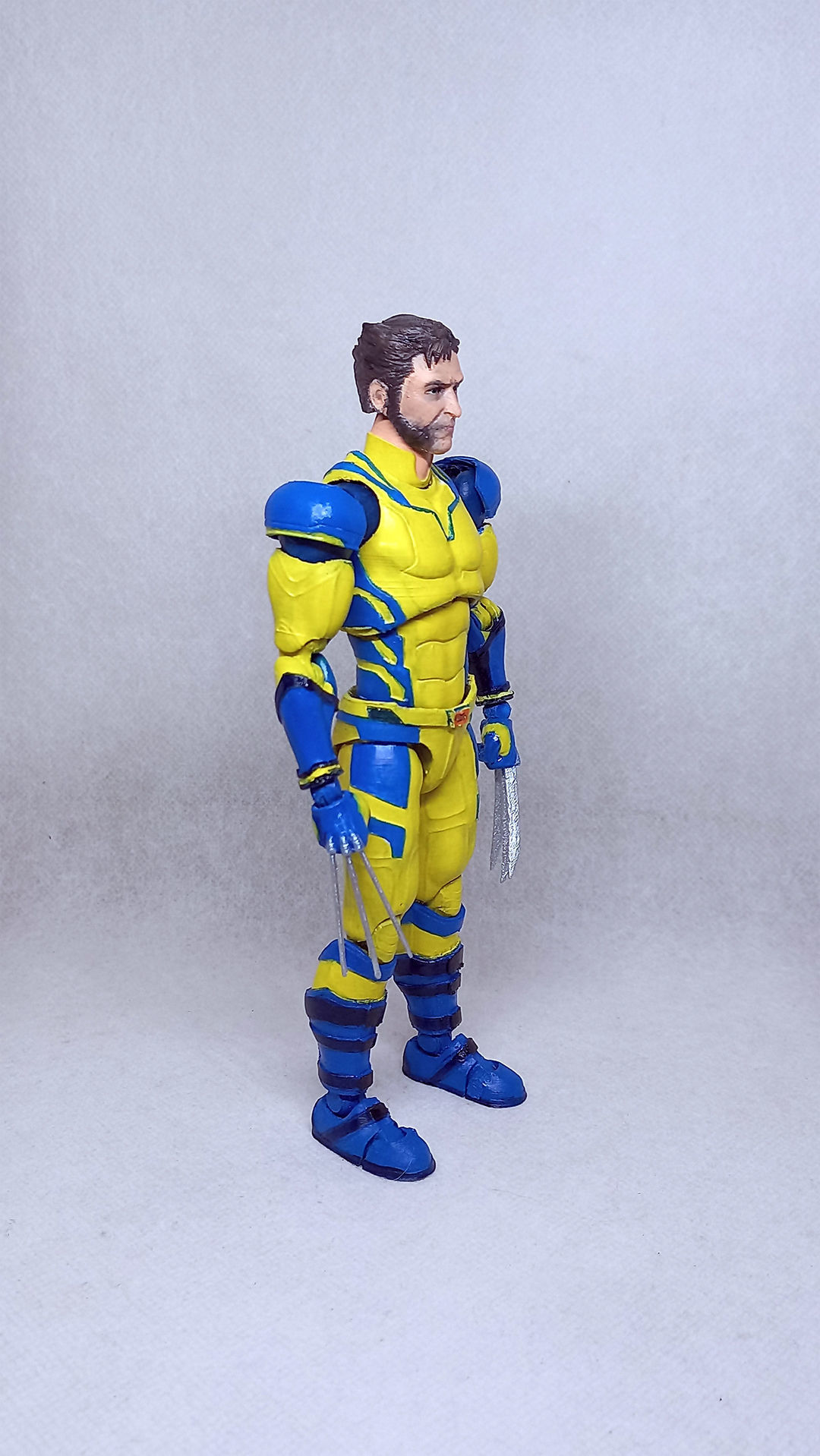 wolverine v02  articulated action figure  3D print model_17