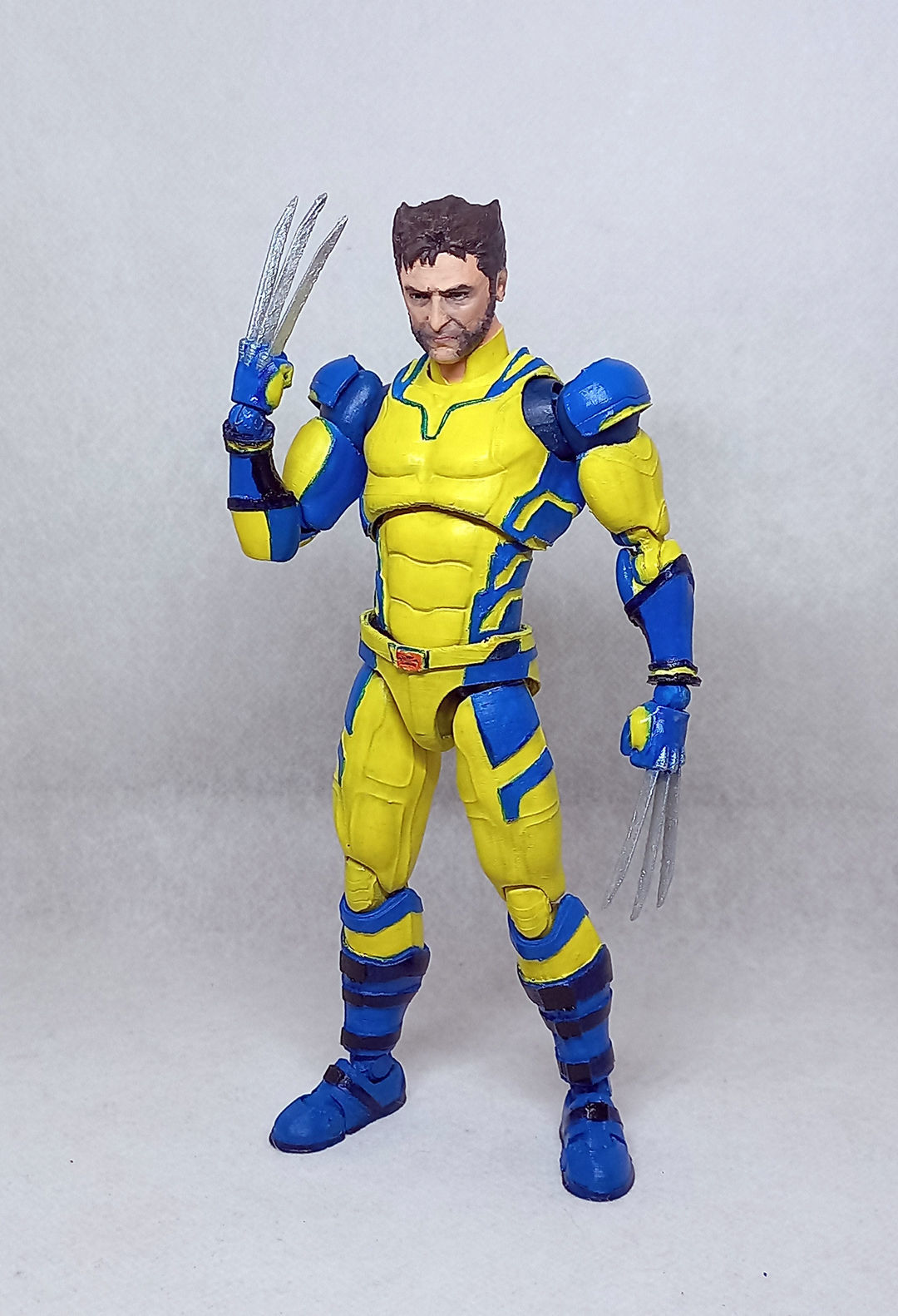 wolverine v02  articulated action figure  3D print model_2