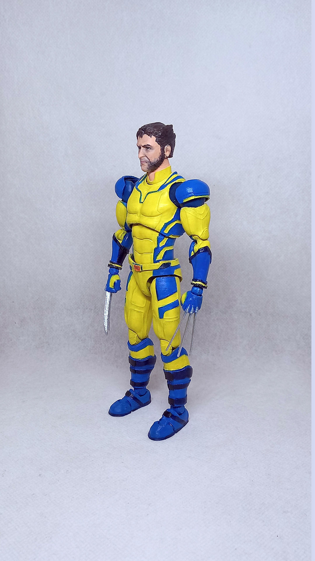 wolverine v02  articulated action figure  3D print model_6