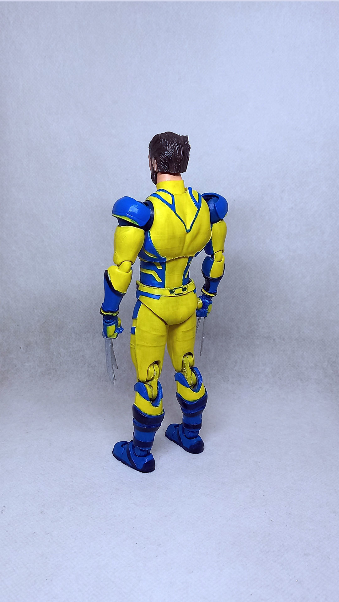 wolverine v02  articulated action figure  3D print model_10
