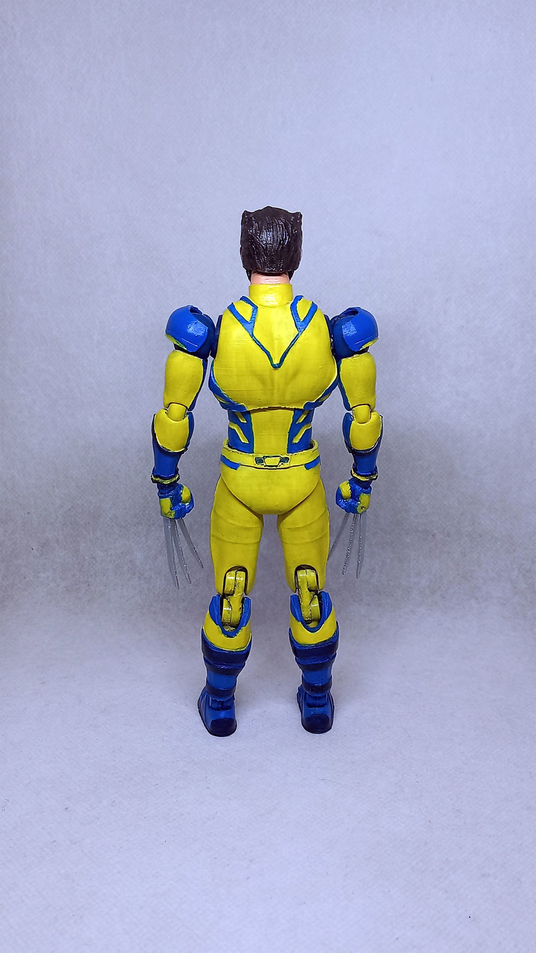 wolverine v02  articulated action figure  3D print model_11
