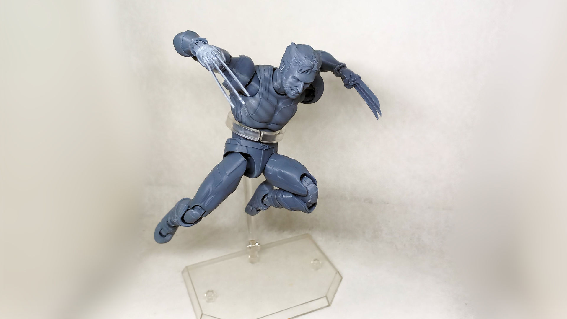 wolverine v02  articulated action figure  3D print model_40