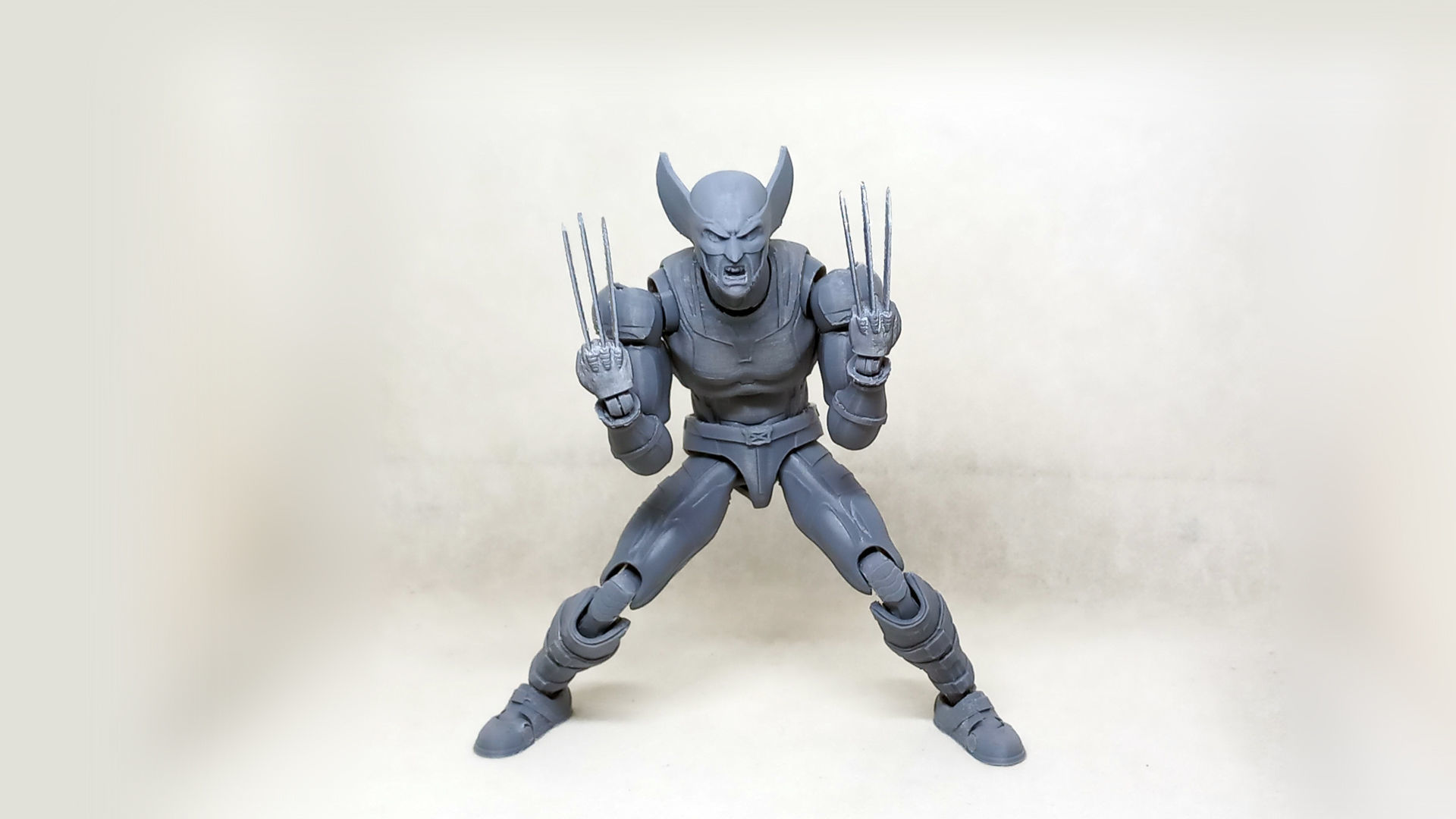 wolverine v02  articulated action figure  3D print model_38