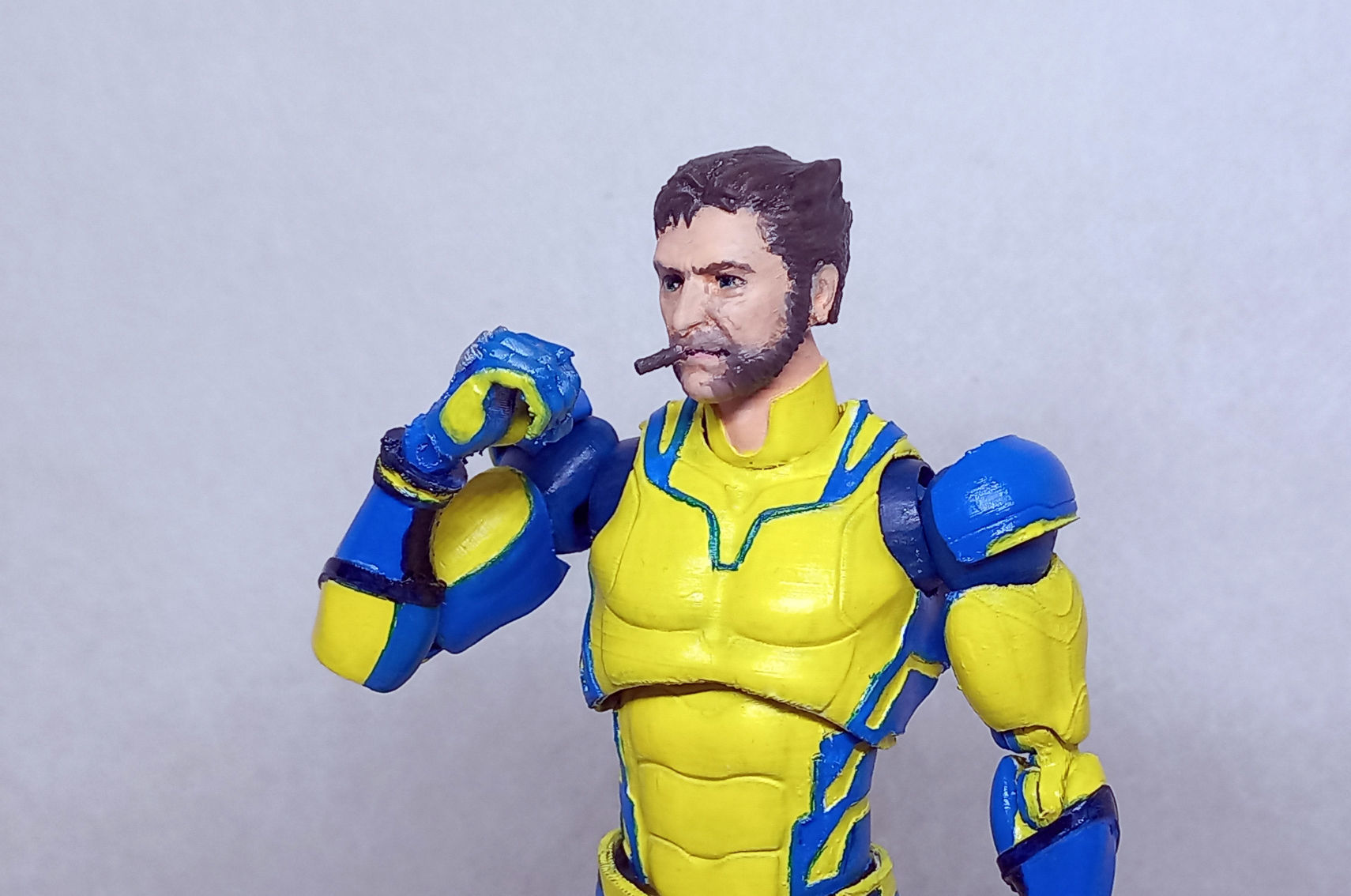 wolverine v02  articulated action figure  3D print model_54
