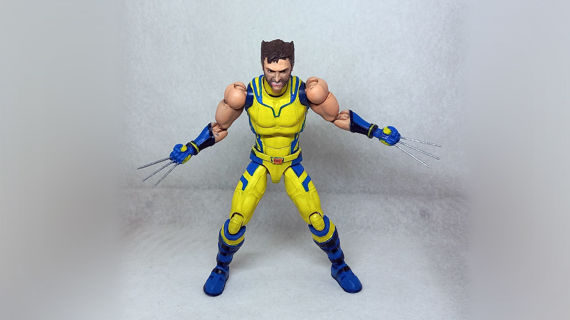wolverine v02  articulated action figure  3D print model_26