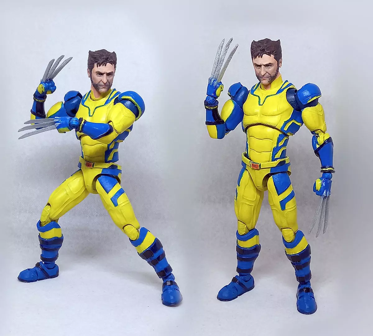 wolverine v02  articulated action figure  3D print model_0