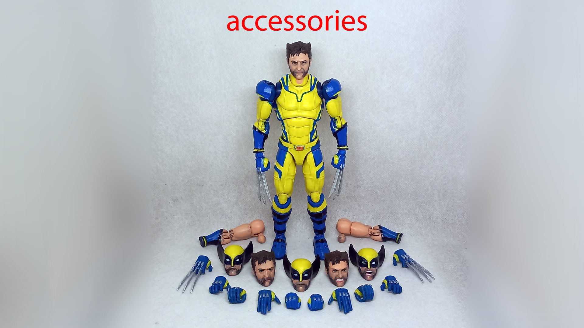 wolverine v02  articulated action figure  3D print model_21