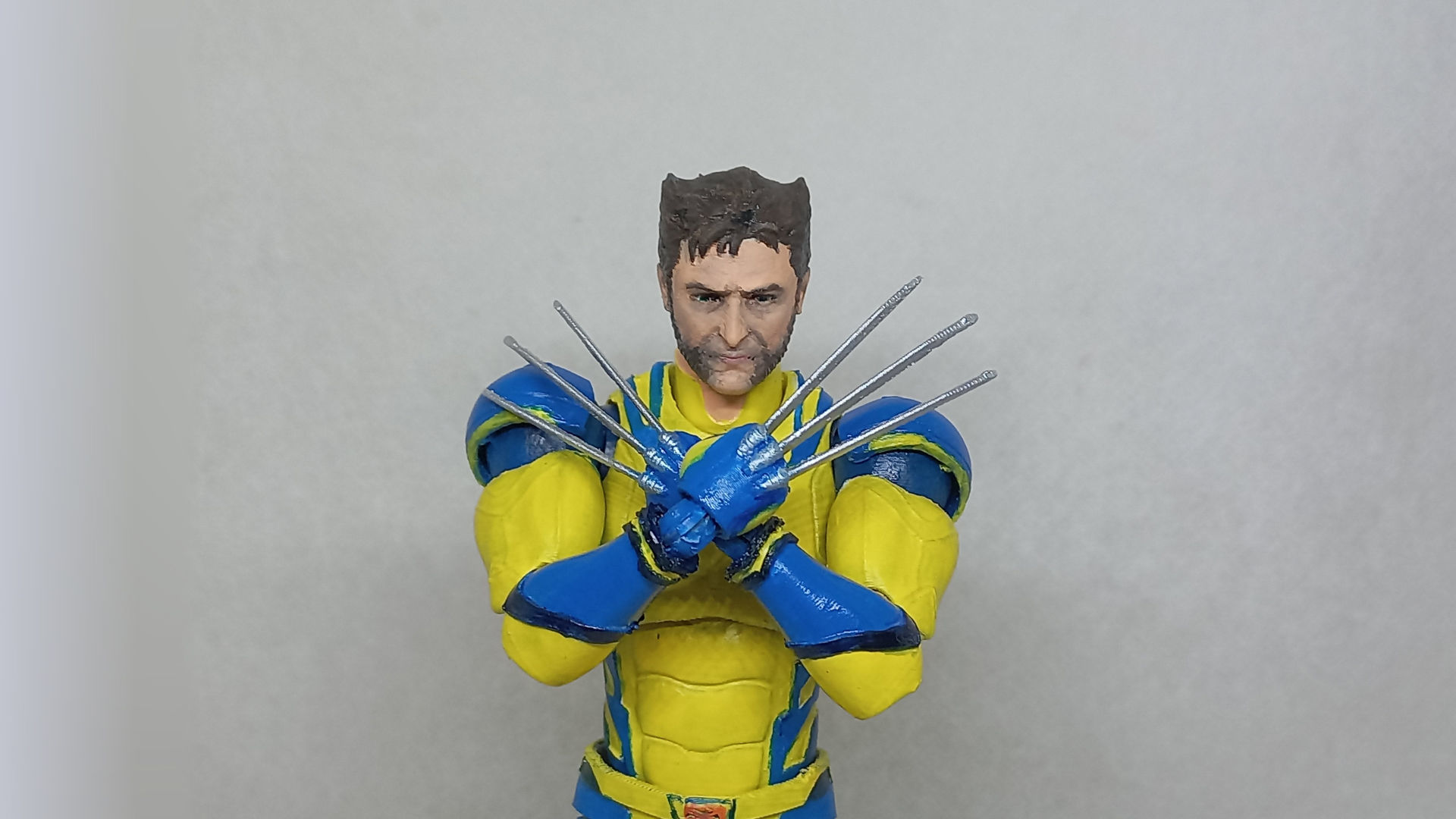 wolverine v02  articulated action figure  3D print model_23