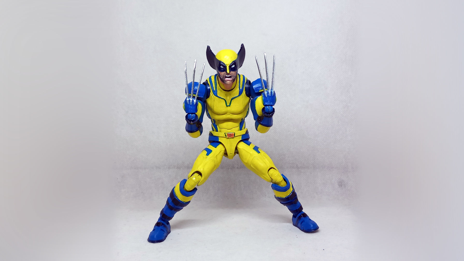 wolverine v02  articulated action figure  3D print model_50