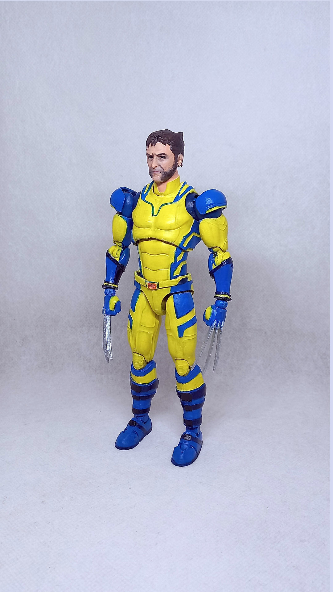 wolverine v02  articulated action figure  3D print model_5