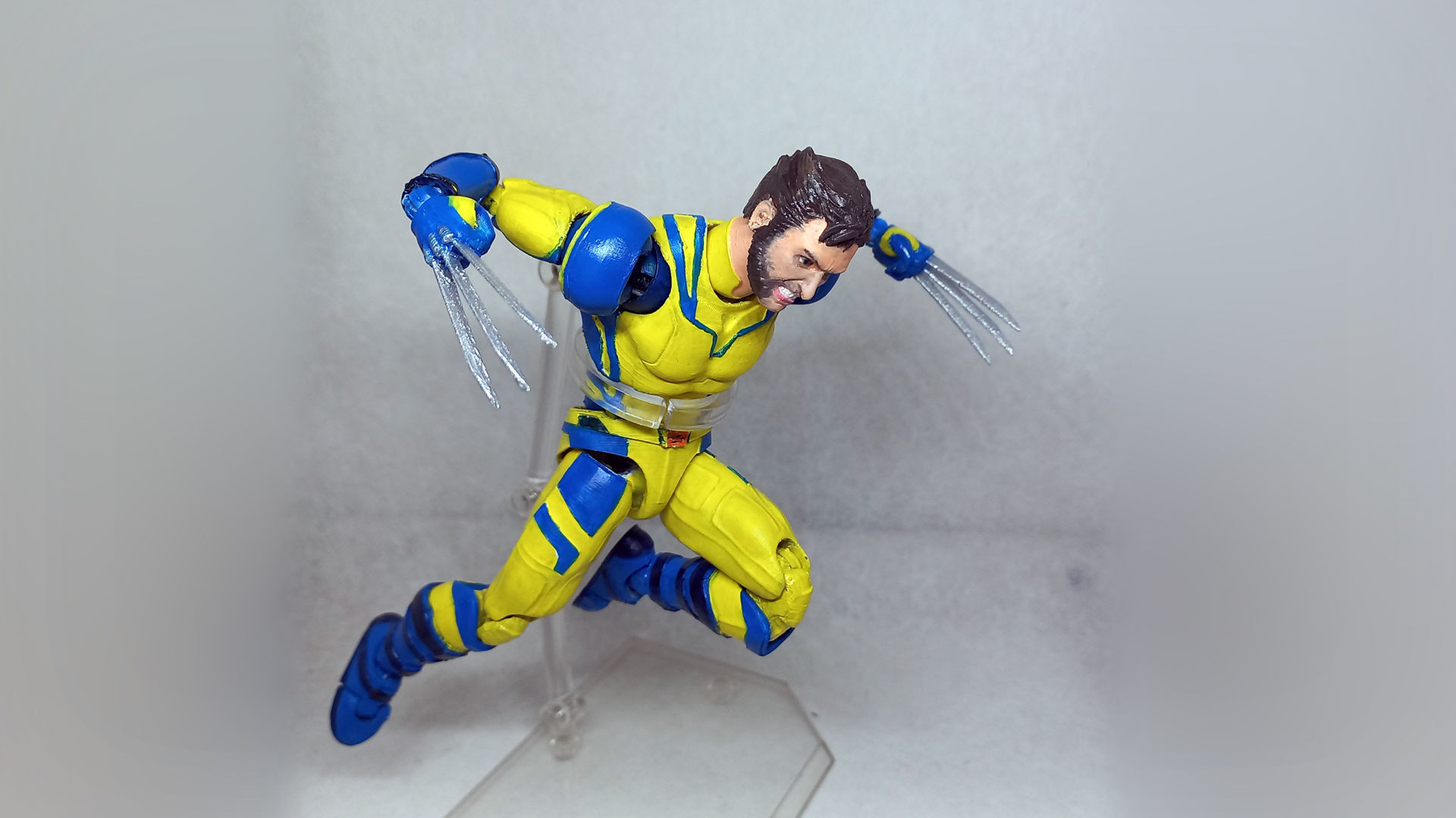 wolverine v02  articulated action figure  3D print model_46
