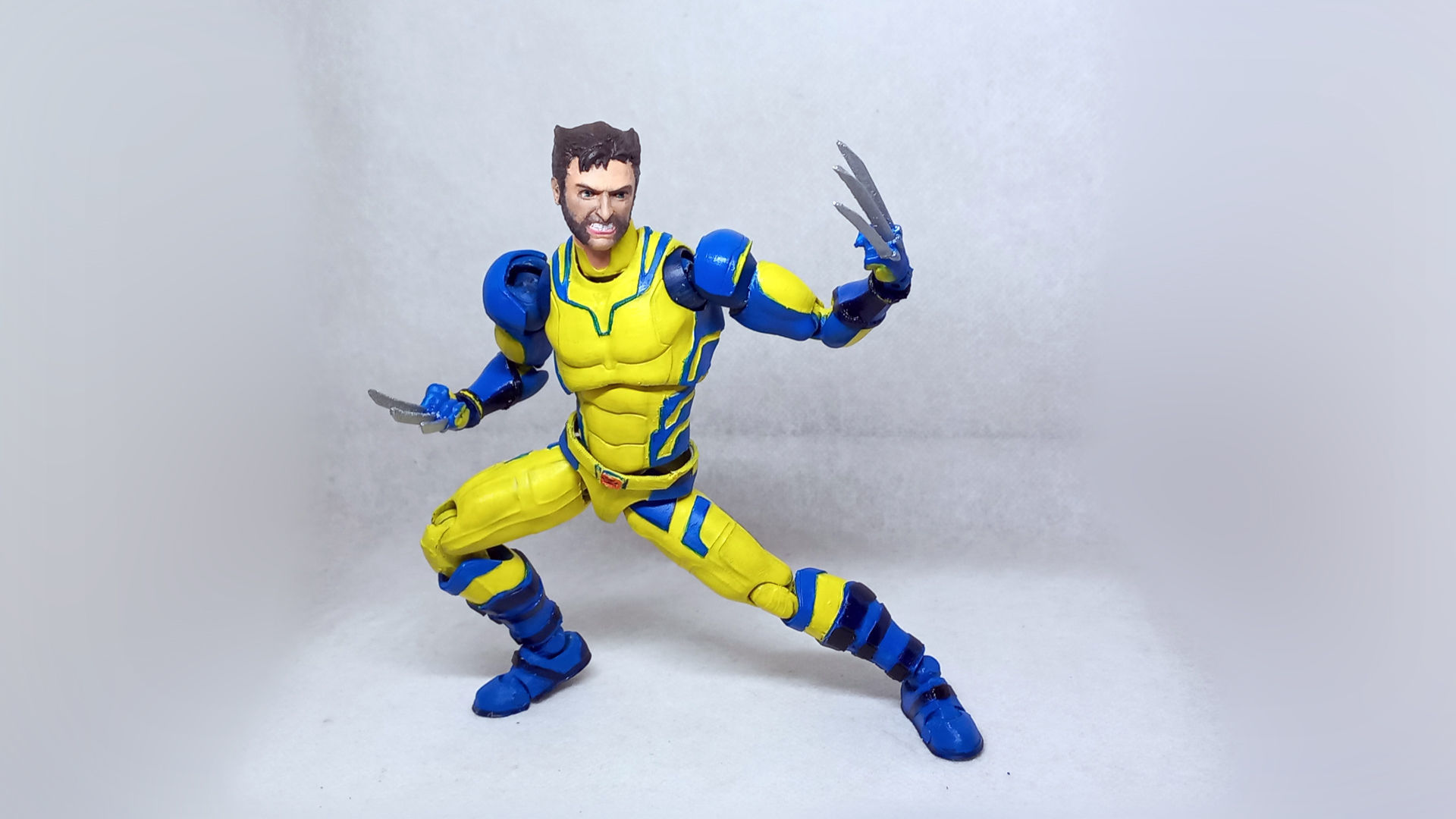 wolverine v02  articulated action figure  3D print model_47