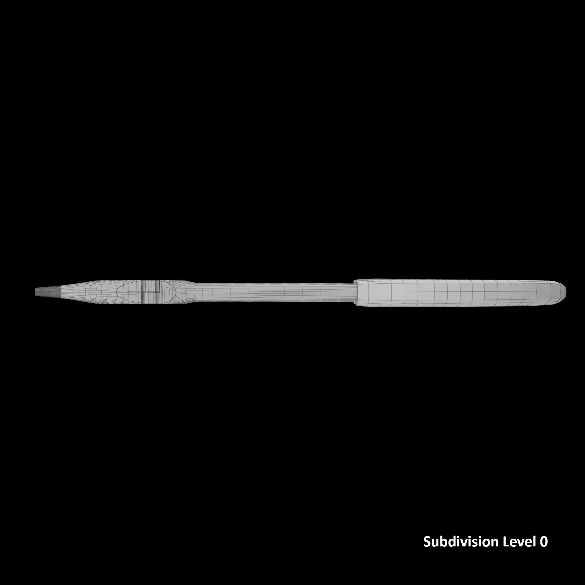 SO Mini Needle Nose Pliers 908ACP Low-poly 3D model_14