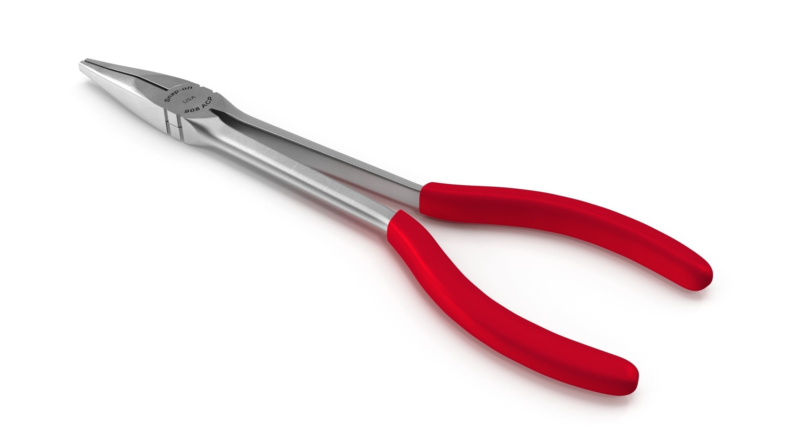 SO Mini Needle Nose Pliers 908ACP Low-poly 3D model_24